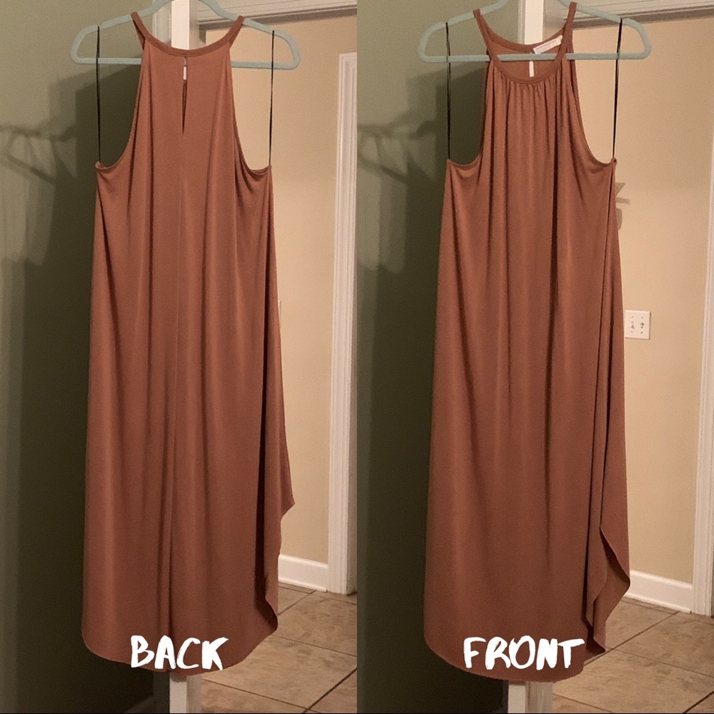 Mauve  Halter Maxi